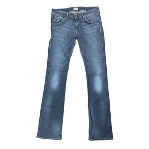 Hudson Women's Size 30 (31x33) Beth Baby Boot Dark Wash Bootcut Jeans